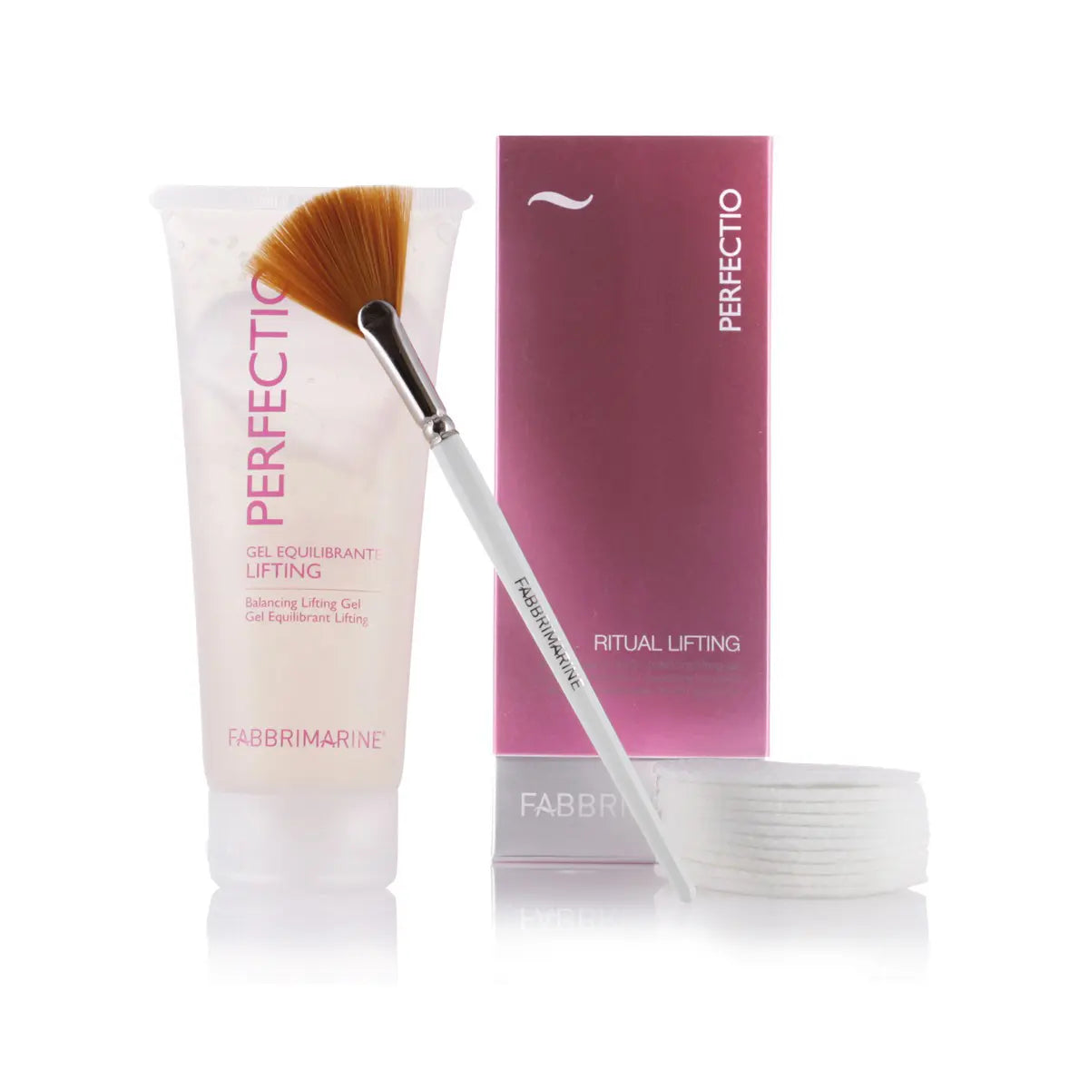 PERFECTIO Ritual Lifting Kit(Ausgleichendes Lifting-Gel + glättende Kompresse + Pinsel)