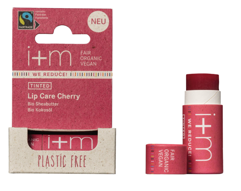 I+M - Tinted Lip Care Cherry - Organic Vegan 🌿💄