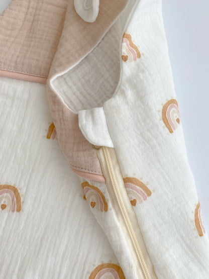 Muslin baby sleeping bag