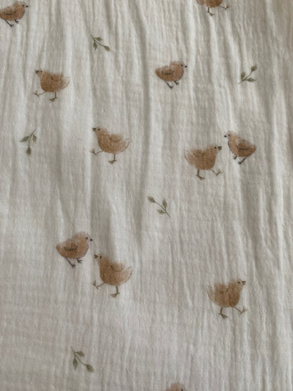 Muslin baby sleeping bag