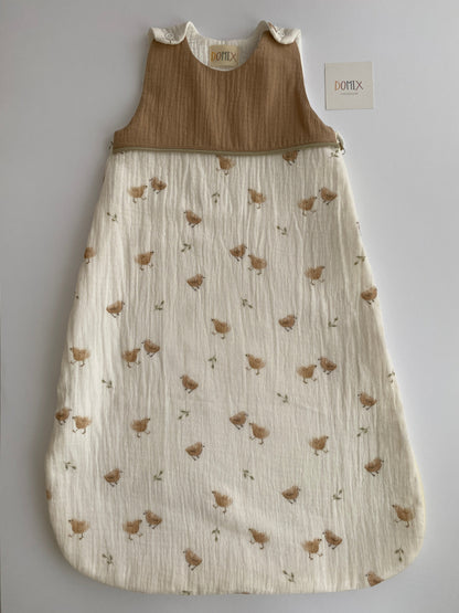Muslin baby sleeping bag
