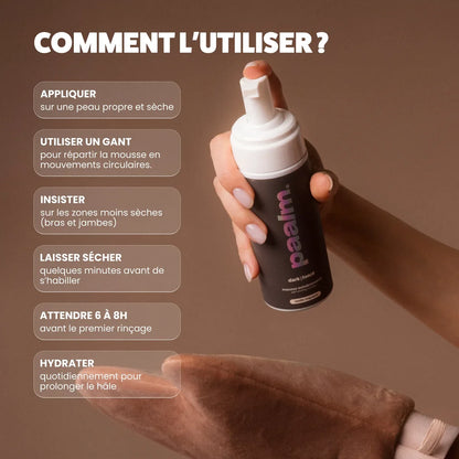 Mousse teinte dark - Paalm Cosmetics