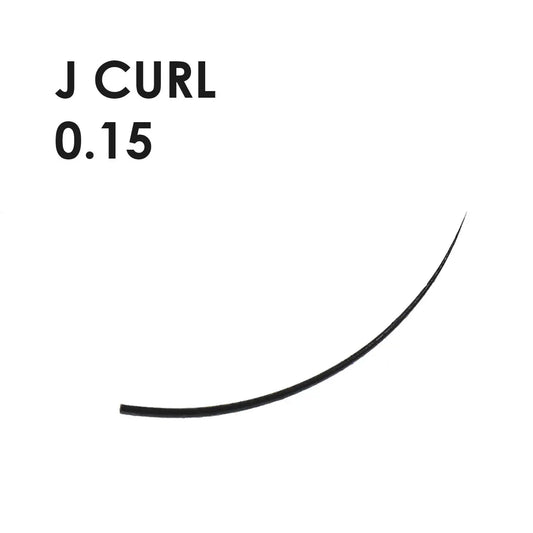 Wimpern Extensions aus Seide - J-CURL