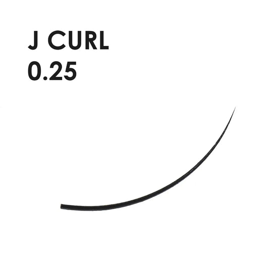 Wimpern Extensions aus Seide - J-CURL