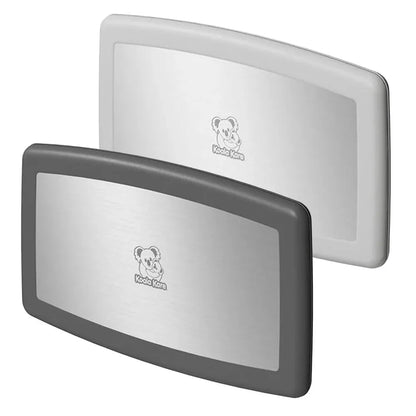 Wickeltisch KOALA horizontal, Front mit dekorativer Edelstahl-Einlage