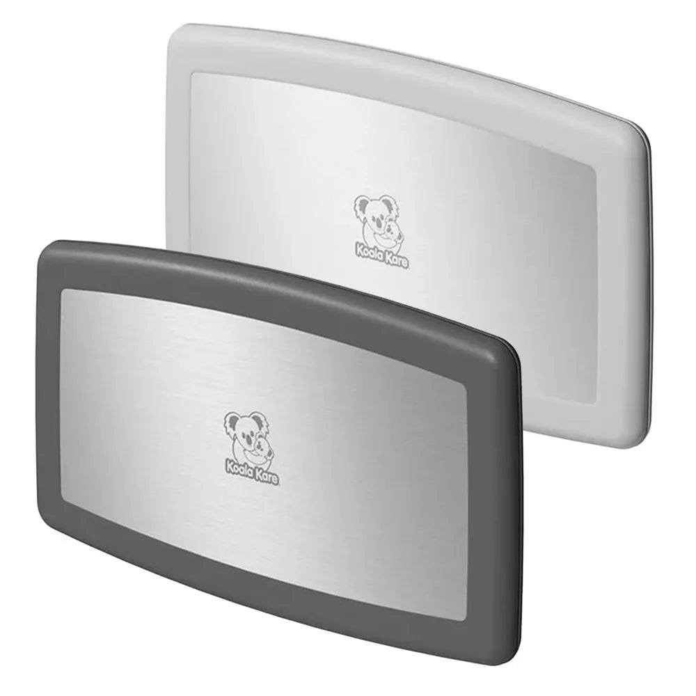 Wickeltisch KOALA horizontal, Front mit dekorativer Edelstahl-Einlage