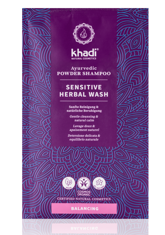 Khadi - Ayurvedic Powder Shampoo - Gentle Herbal Hair Care 🌿✨