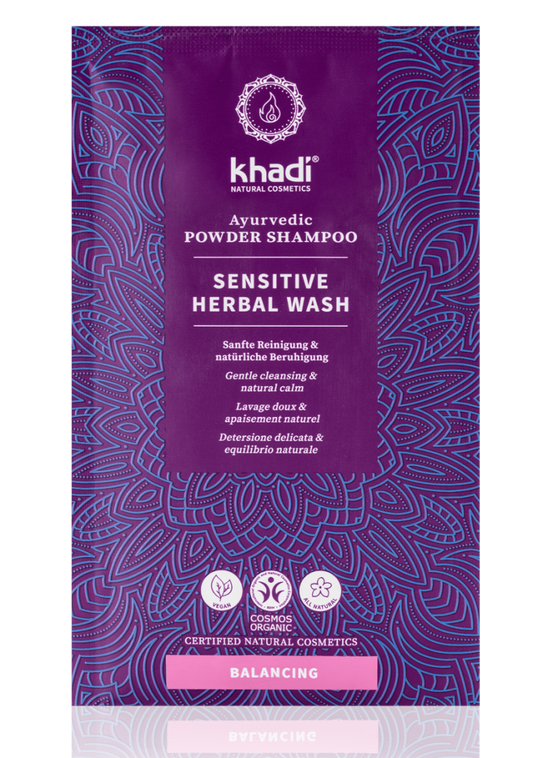 Khadi - Ayurvedic Powder Shampoo - Gentle Herbal Hair Care 🌿✨