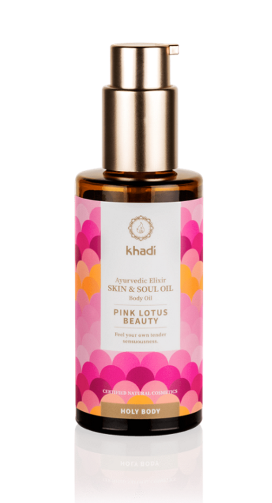 Khadi - Pink Lotus Beauty Body Oil - Nourishing Ayurvedic Elixir 🌸✨