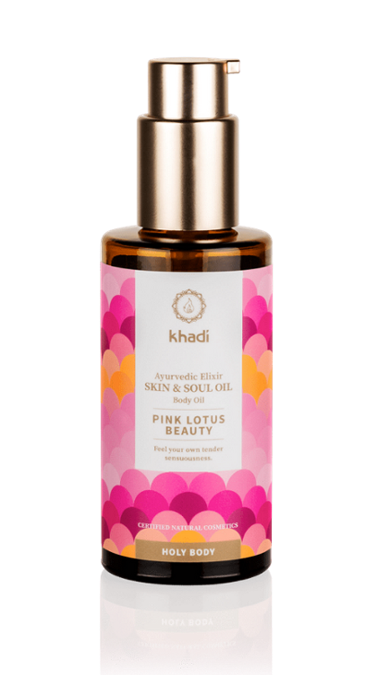 Khadi - Pink Lotus Beauty Body Oil - Nourishing Ayurvedic Elixir 🌸✨