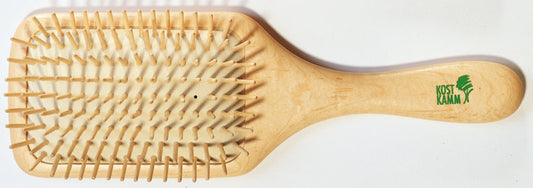 Kostkamm - Wooden Paddle Brush Beech - Vegan Hair Care 🌿✨