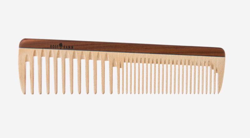 Kostkamm - Wooden Hair Comb - Extra Wide Tooth 🪵✨