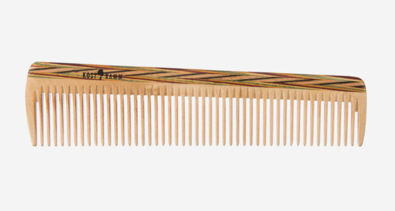 Kostkamm - Wooden Colorful Hair Comb - Gentle Grooming ✨
