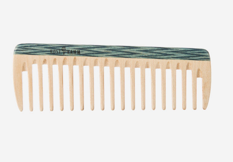 Kostkamm - Wooden Pocket Comb - Vibrant Colors for Easy Grooming 🌈