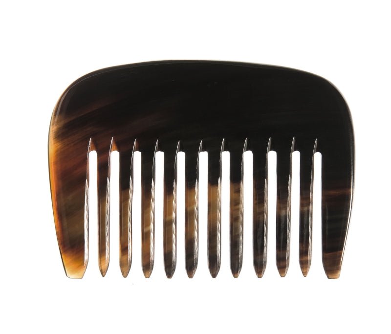 Kostkamm - Extra-Coarse Horn Afro Comb 10cm - Premium Hair Care Tool ✨