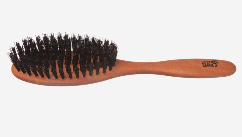 Kostkamm - Waxed Pearwood Hairbrush - Premium Natural Care 🌿✨