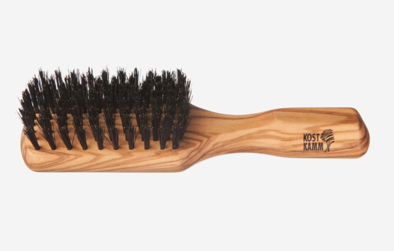 Kostkamm - Men's Olive Brush - Short Handle Grooming Essential 🌿💈