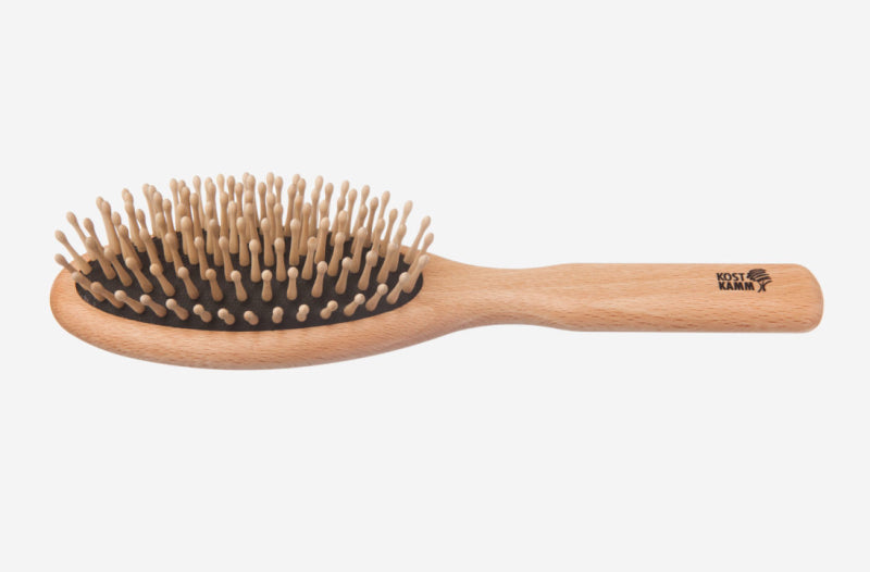 Kostkamm - Wooden Hairbrush - Natural & Durable 🌿✨