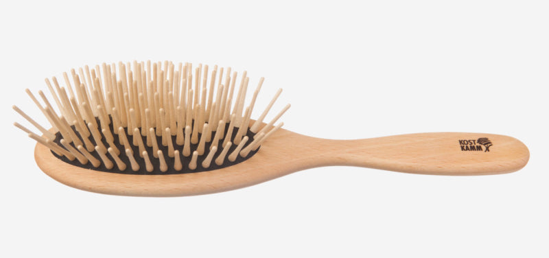 Kostkamm - Long Hair Wooden Brush - Smooth & Natural 🌿✨