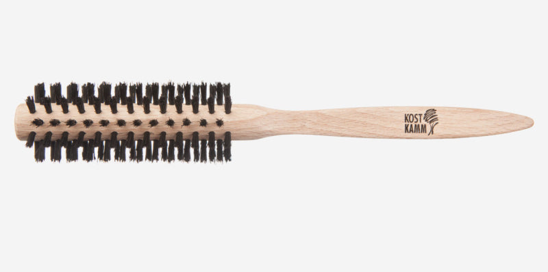Kostkamm - Boar Bristle Round Hairbrush 38mm - Natural Styling Magic ✨