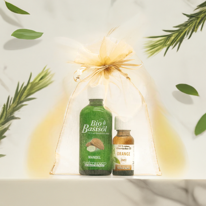 Unterweger Hautölpaket Spezial – 3-teiliges Naturkosmetik-Set mit ätherischen Ölen zur täglichen Pflege & Aromamassage
