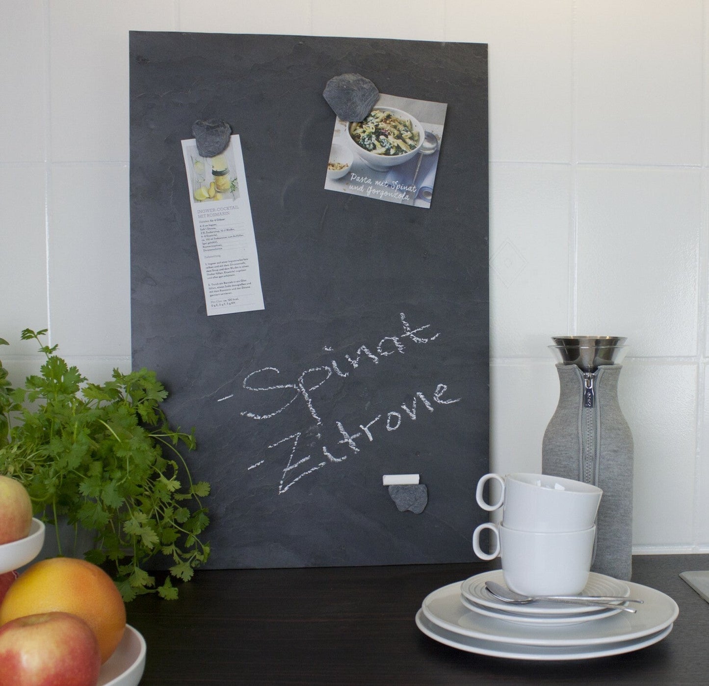 Magnetische Echt-Schiefertafel nach Mass – verschiedene Farben