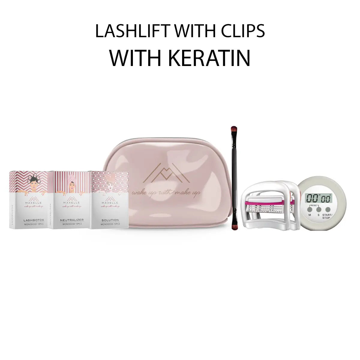 NEUHEIT! Wimperndauerwelle-Kit LASHCURLA mit CLIPS und KERATINE