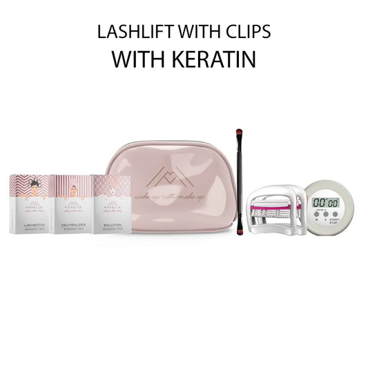 Wimperndauerwelle-Kit LASHCURLA mit CLIPS und KERATINE