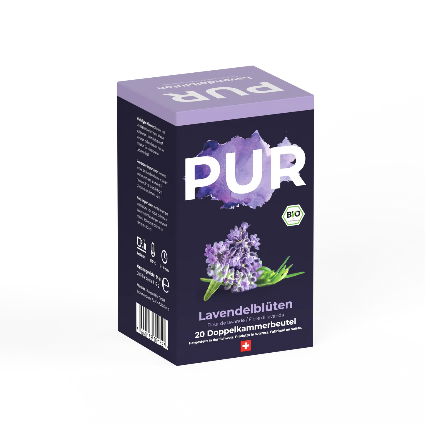 PUR Lavendelblüten Tee BIO 20 Btl