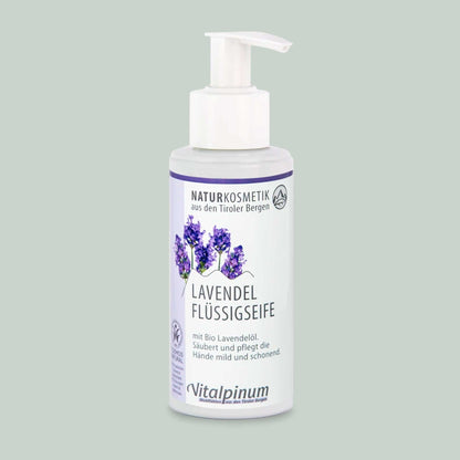Unterweger Lavendel Flüssigseife 140ml – Naturkosmetik Handpflege mit ätherischem Lavendelöl für sanfte & beruhigende Reinigung