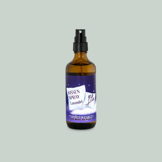 Lavendel Kissenspray Unterweger – 100% Lavendel Hydrolat für Entspannung & erholsamen Schlaf