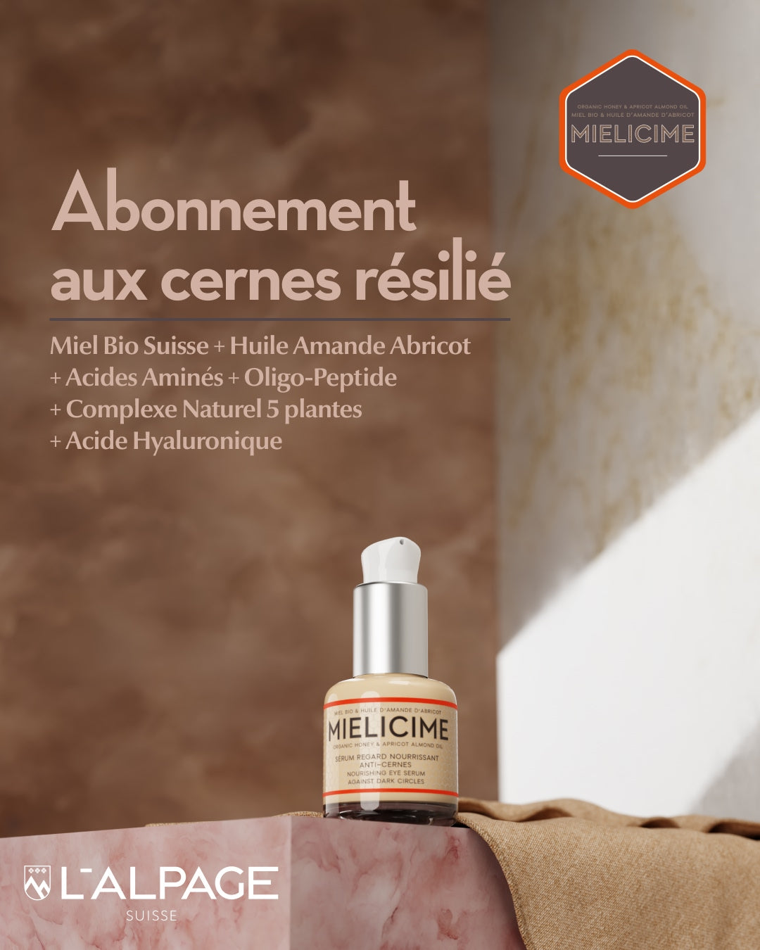 Sérum Regard Nourrissant Anti-Cernes Mielicime