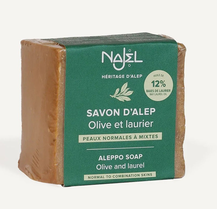 Najel - Aleppo Soap with 12% Bay Laurel Oil - Pamper Your Skin Naturally 🌿💧