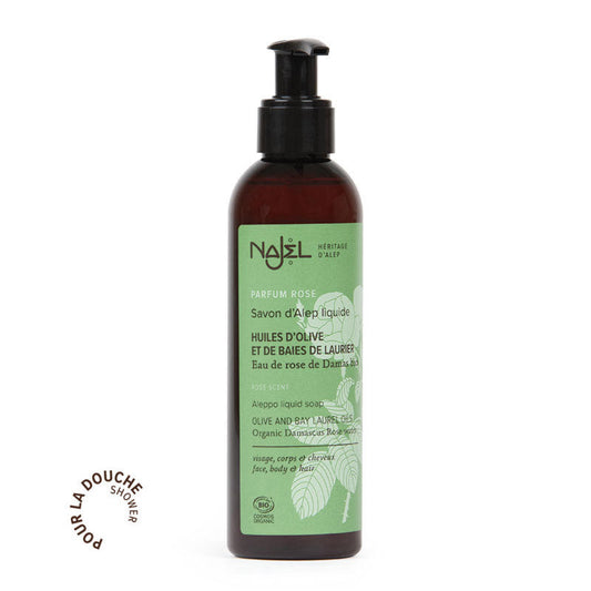 Najel - Aleppo Liquid Soap Rose - Luxurious Hydration for Skin 🌹💧