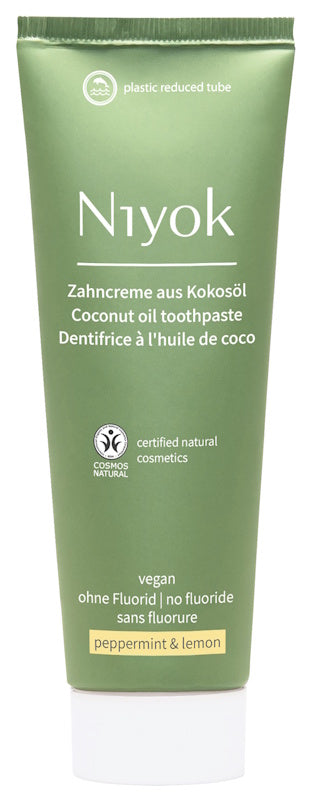 Niyok - Coconut Oil Toothpaste - Refreshing Peppermint & Lemon 🌿🍋