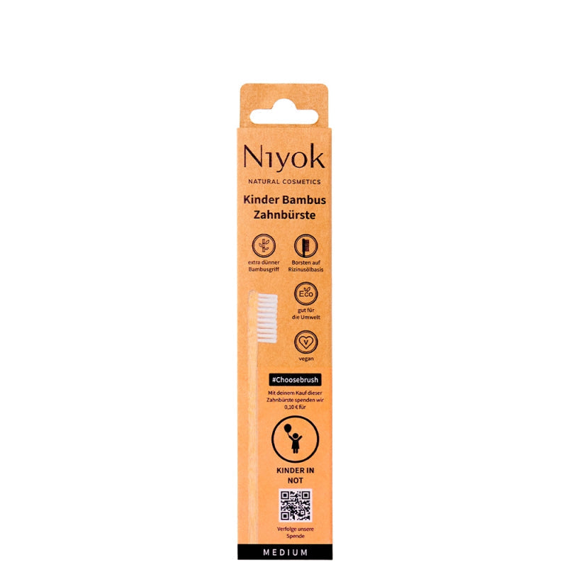 Niyok - Kinder Bamboo Toothbrush - Help Children in Need 🌿✨