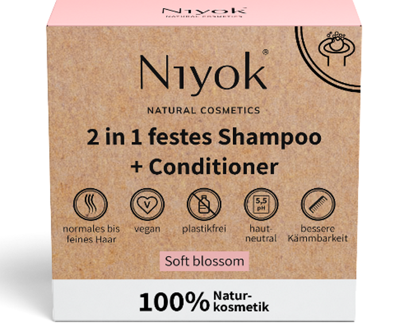 Niyok - Soft Blossom Shampoo + Conditioner - 2-in-1 Hair Care 🌸✨