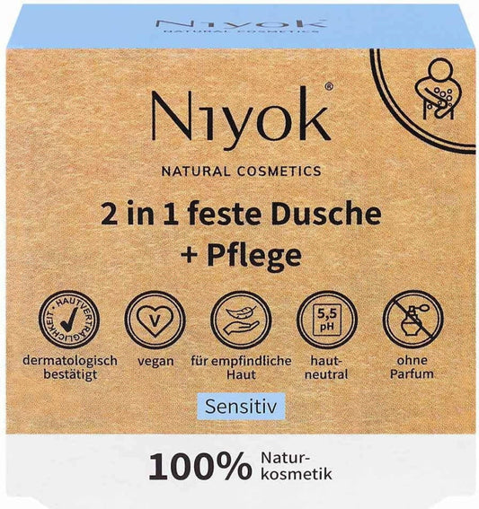 Niyok - Sensitive Solid Shower & Care - Gentle & Vegan 🌿🛁