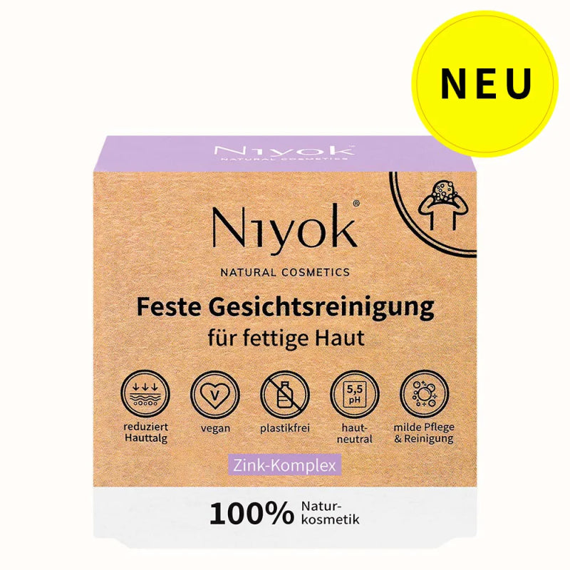 Niyok - Solid Facial Cleanser Zinc - Fresh & Clear Skin 🌿✨