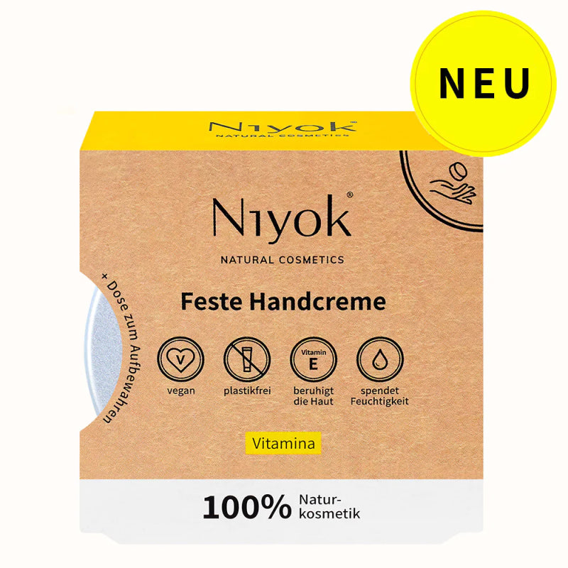 Niyok - Solid Hand Cream - Vitamin Enriched 🌿✨