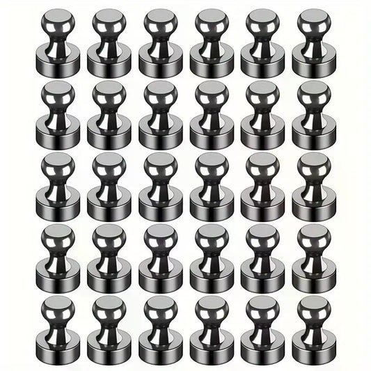 30 Stück Neodym-Kegelmagnete, stark haftende Powermagnete, Schwarz