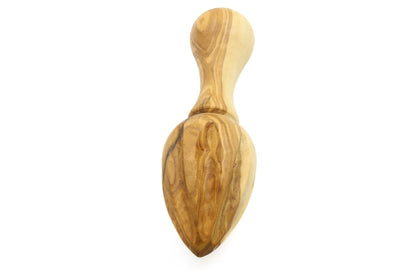 Olive wood lemon reamer, vintage citrus squeezer