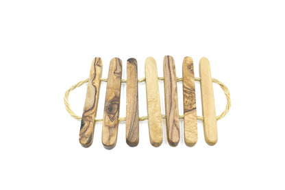 Olive wood coaster, trivet