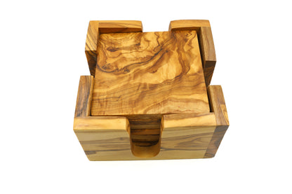 Olive wood coaster, trivet