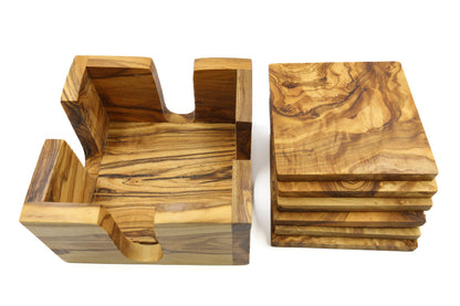 Olive wood coaster, trivet