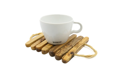 Olive wood coaster, trivet