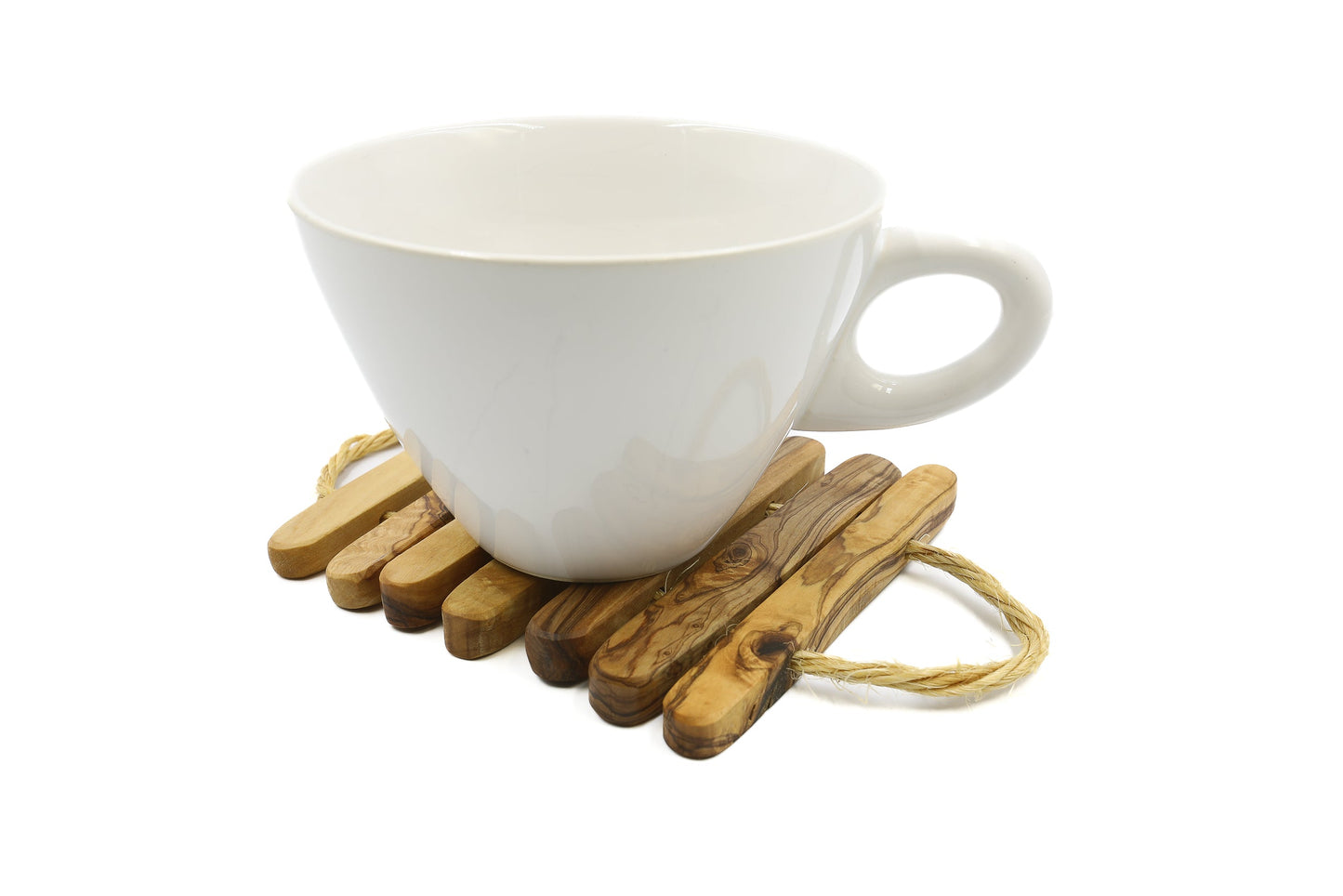 Olive wood coaster, trivet