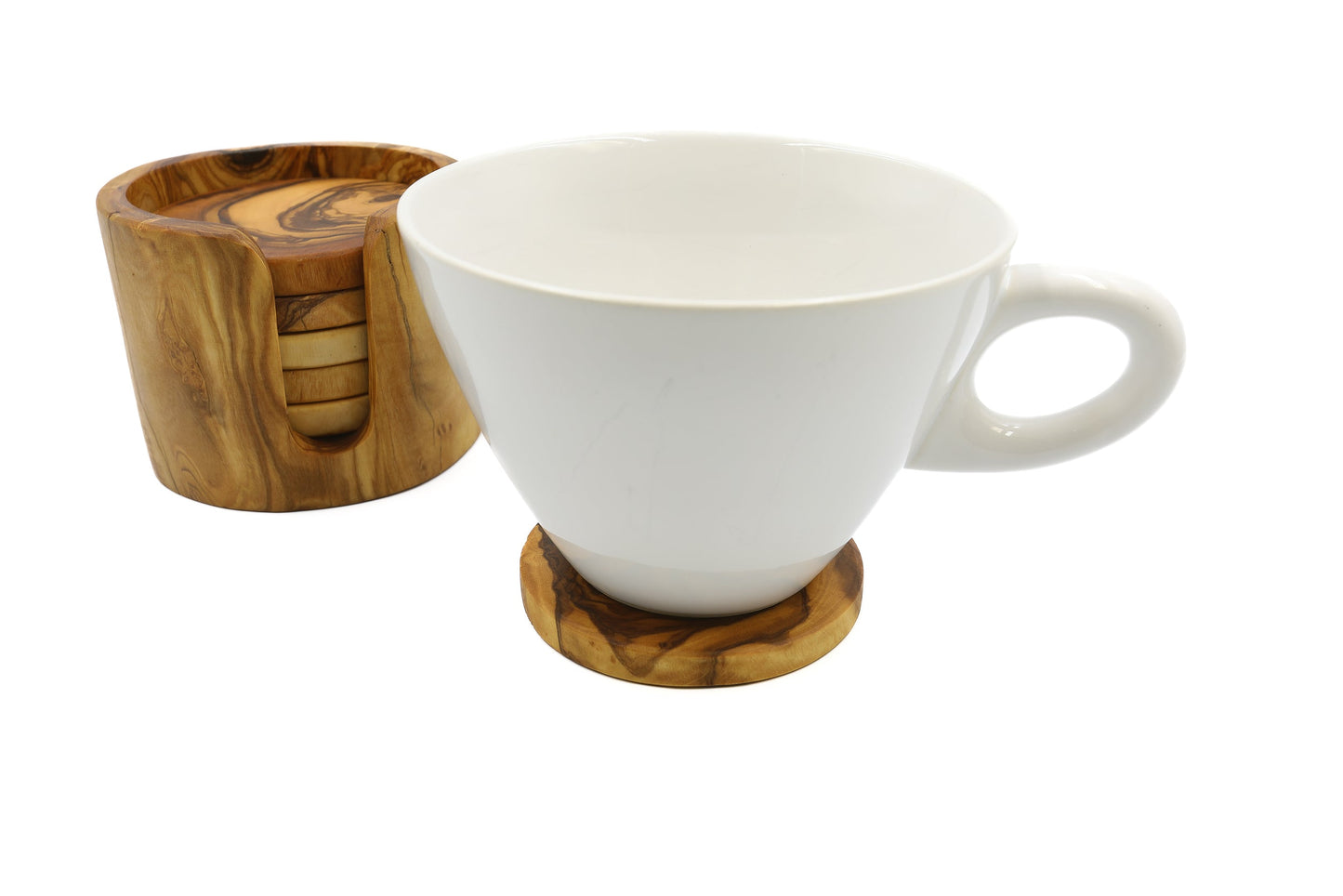 Olive wood coaster, trivet