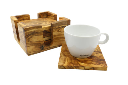 Olive wood coaster, trivet