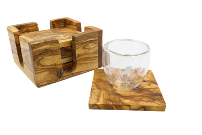 Olive wood coaster, trivet